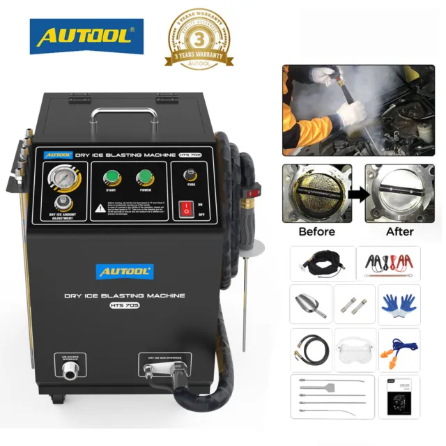 Autool Hts705 Dry Ice Blasting Clean Machine 110v/220v Industrial