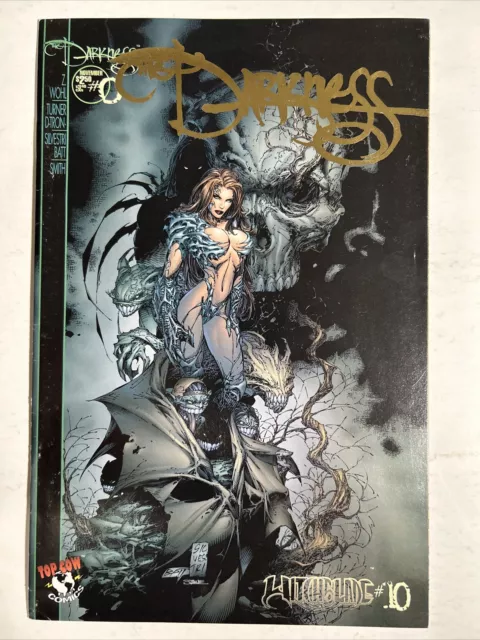 Witchblade 10 Darkness 0 Gold Foil Cover 1st Appearance The Darkness Top Cow