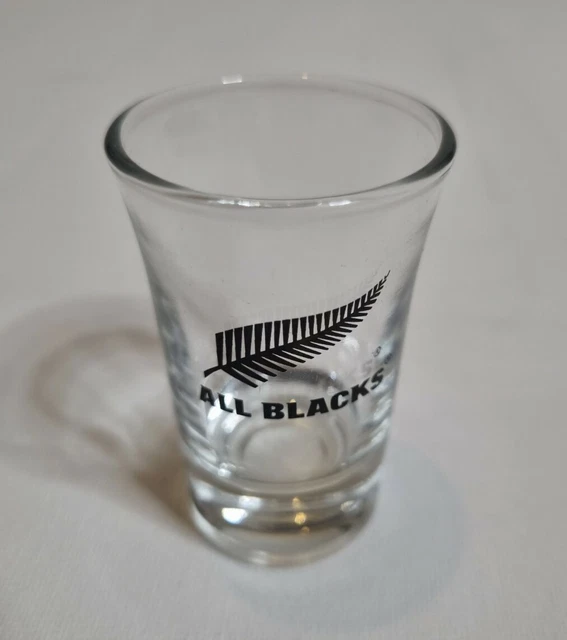 NEW ZEALAND ALL Blacks rugby branded collectable shot glass £4.99