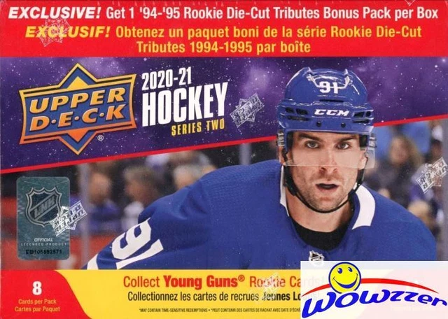 2020/21 Upper Deck Series 2 Hockey Factory Sealed MEGA Box-RC DIE-CUT BONUS!