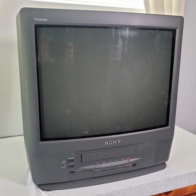 SONY TRINITRON KV20VM42 20' CRT TV/VCR COMBO RetroGaming Television no