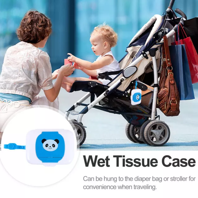 Baby Travel Wipe Case Child Wet Wipes Box Changing Dispenser Storage Holder NEW 3