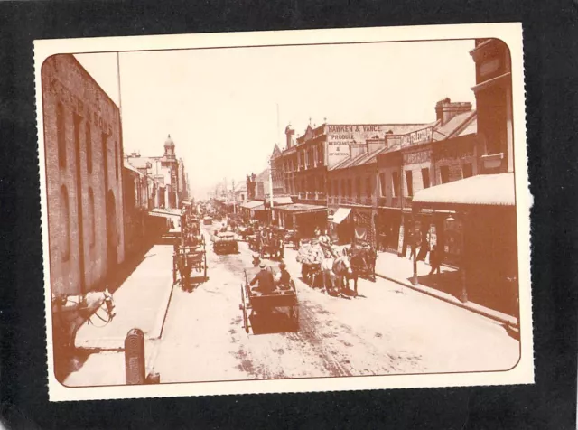 A9144 Australia NSW Sussex St Looking South Early Sydney postcard