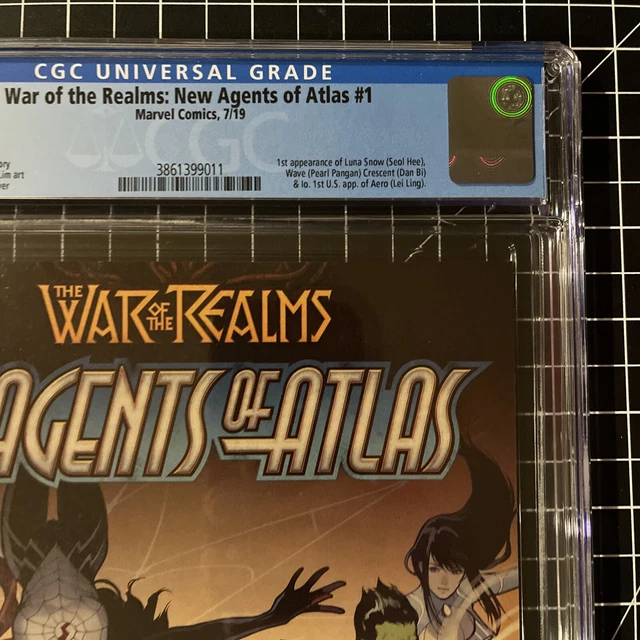 🔑🔥War Of The Realms: New Agents Of Atlas #1 Cgc 9.8🔥🔑 3