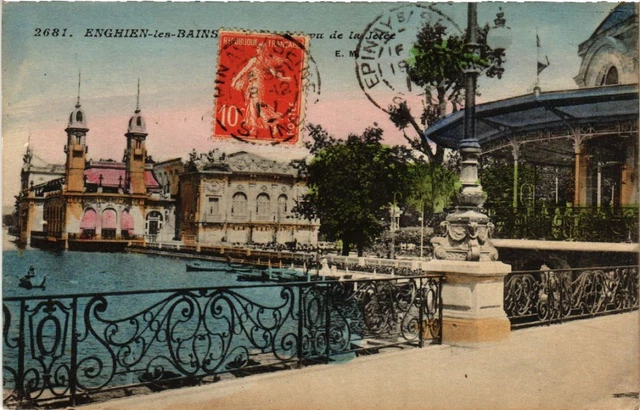 CPA AK ENGHIEN-les-BAINS - Casino vu de la Jetée (519524)