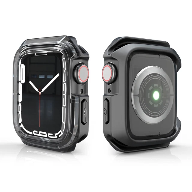 Case für Apple  Watch Series 1-8 SE 38-45mm Schutzhülle Bumper 360-Grad Cover