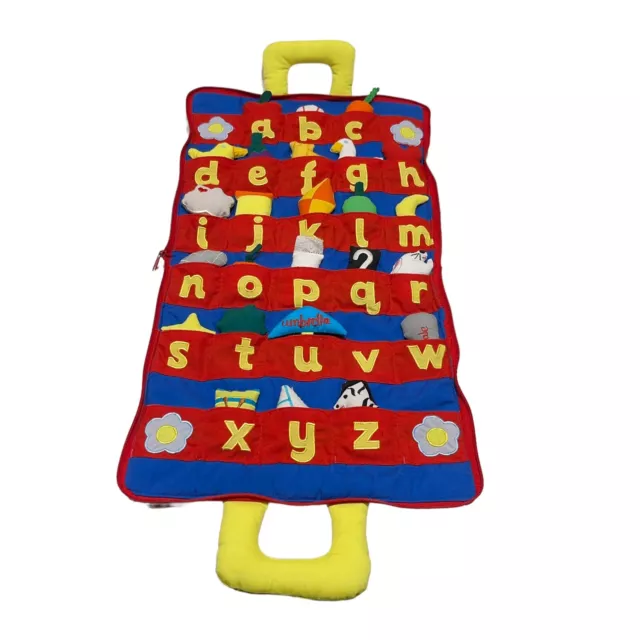 My ABC Carry Case Travel Bag Toddler Educational Learning Toy Missing 1 Pc EUC 2