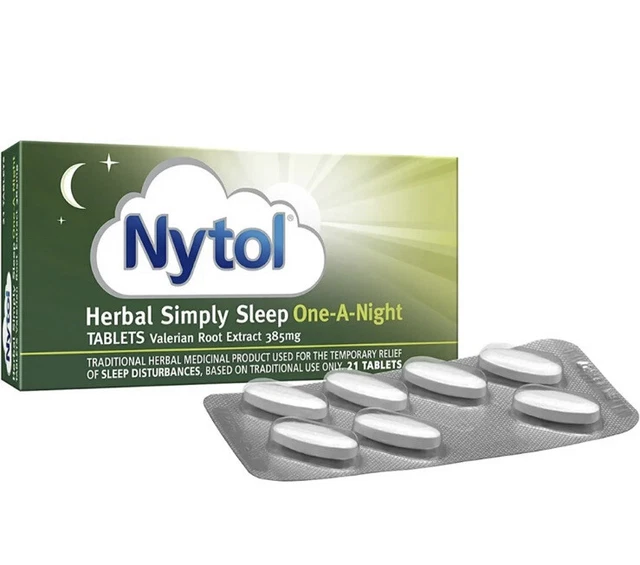 Nytol Herbal Simply Sleep One A Night - Remedio Herbal - 21 Tabletas
