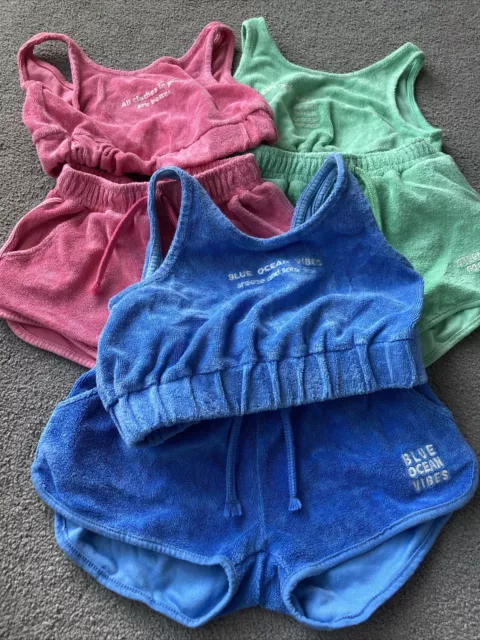 Set top e pantaloncini per ragazze ZARA X 3 - età 6