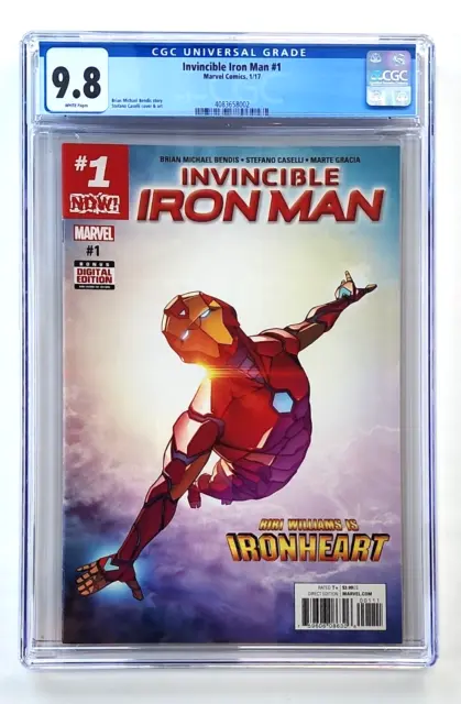 Invincible Iron Man #1 CGC 9.8 (Marvel 2017) Riri Williams