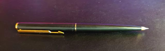 Vintage Parker Pencil Matt Black/Gold Mechanical Writing Equipment Refill Rubber