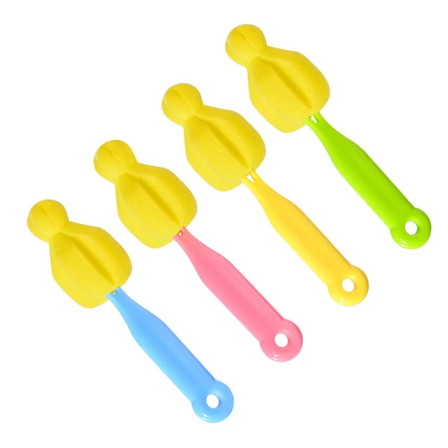12 pz/1 bottiglie di latte forniture ciuccio pulizia spugna tazza detergente capezzolo bambino
