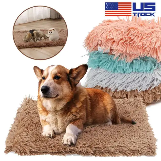 Pet Dog Bed Mat Self Warming Soft Flannel Pad Blanket Cat Bed Cushion Washable