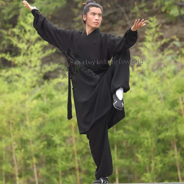 25 Colors Taoist Robe Style Tai chi Uniform Kung fu Martial arts Wing Chun Suit