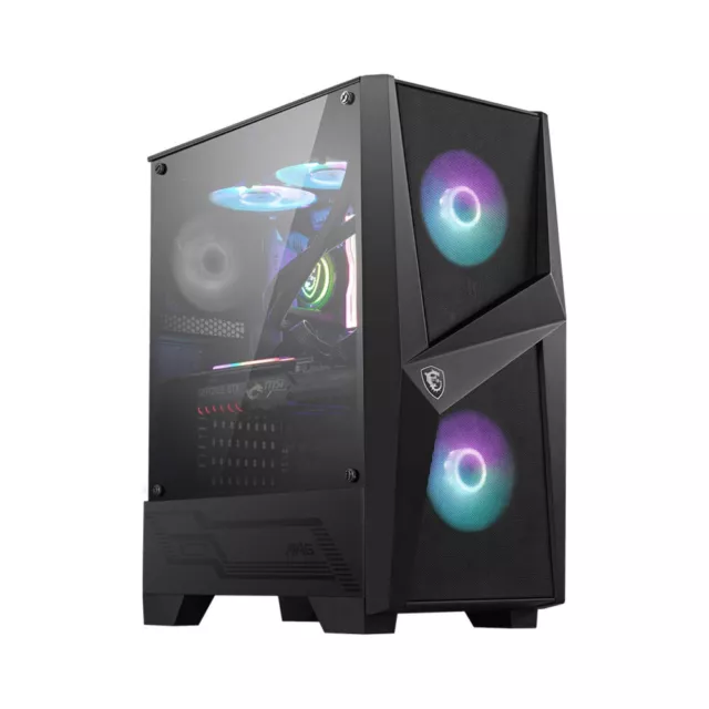 MSI MAG FORGE 100R Mid Tower Gaming Computer Case 'Black