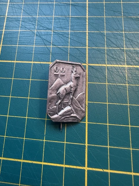Insigne Militaire 12ème Bataillon De Chasseurs Alpins - Fabrication France