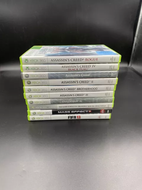 10x Xbox 360 Spiele Microsoft Spielesammlung USK18 Konvolut Sammlung Bundle Ovp