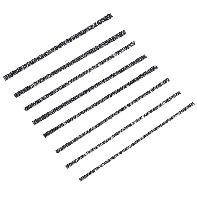 12 Lames De Scie à Chantourner Acier Carbone - Pour Bois, Métal, Plastique - Taille #2 - Rechange Pour Outillage