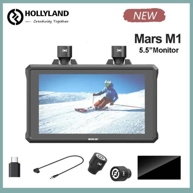 Hollyland Mars M1 5.5 4K Wireless Transmission 1000nit FHD HDMI SDI Transmitter