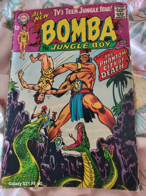 DC National comic Bomba the Jungle Boy #2 Nov-Dec 1967