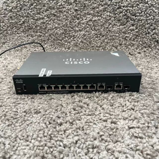 Cisco 350 SG350-10P 10 Ports Gigabet Manageable Switch PoE Boxed