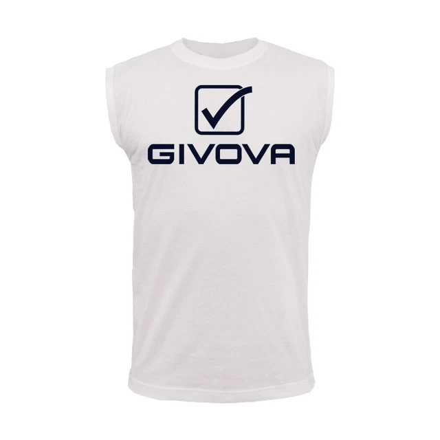 Maglia Uomo Donna Maglietta Givova T-Shirt Sport Palestra Canotta Cotone Fitness