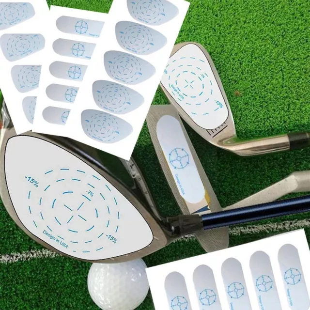 Aiming Stickers Golf Training Aid Labels Swing Trainers Impact Tape For 125pcs