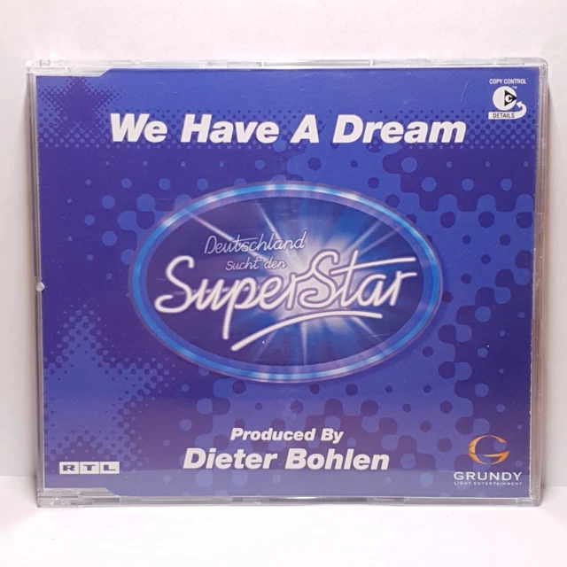 Dsds 2002 We Have A Dream Original DEUTSCHLAND SUCHT DEN Superstar - We Have A Dream (Single) | CD | SEHR