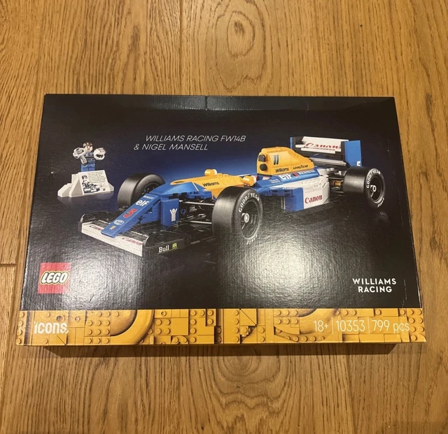 LEGO ICONS F1 Williams Racing FW14B & Nigel Mansell Set 10353 New ...