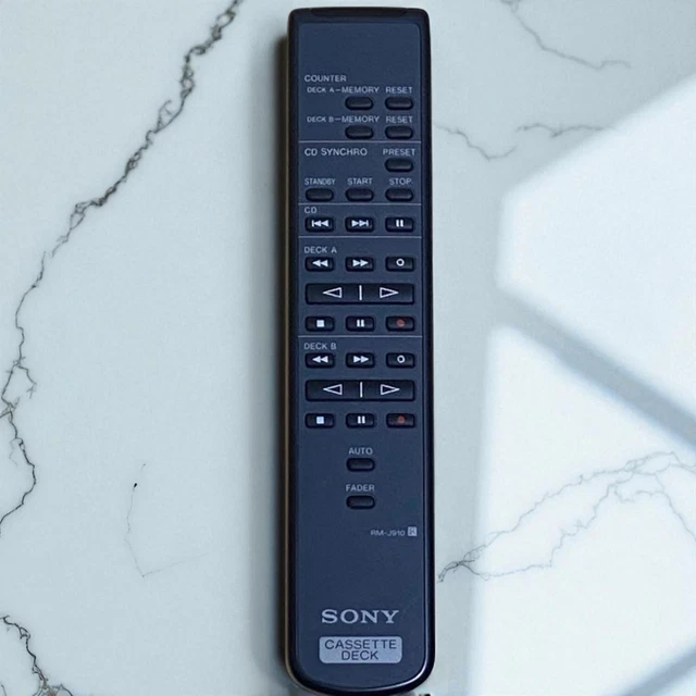 Sony RM-J910 Télécommande pour platine cassette TC-WE425