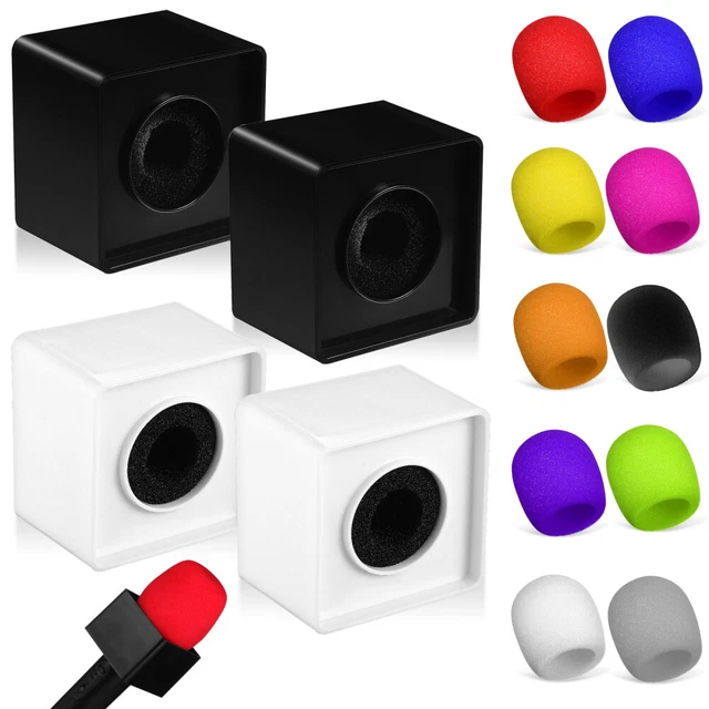 10 Pcs Microphones Sponge Covers Microphone Protective Covers Mic Windscreen