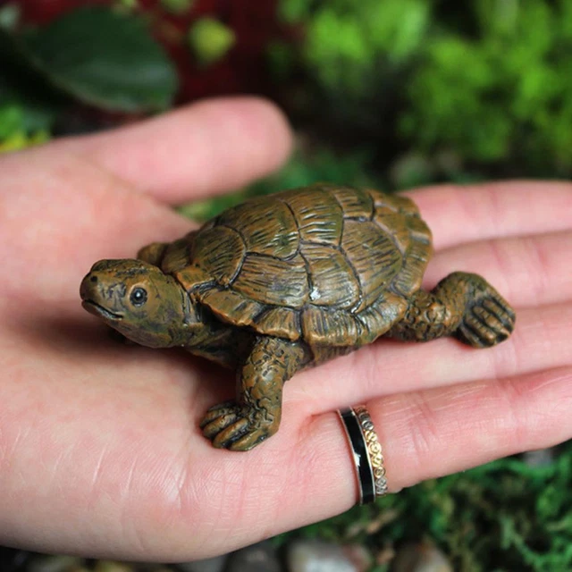 Garden Decor Resin Turtle Statue Outdoor Sculpture Ornament Home Lawn Patio Yard