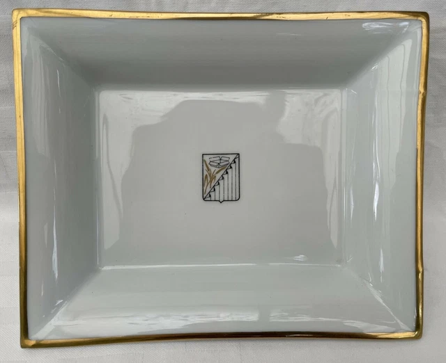Vide poche, Porcelaine Limoges, CH.FIELD HAVILAND,papeterie CHATEAUNEUF LA FORET