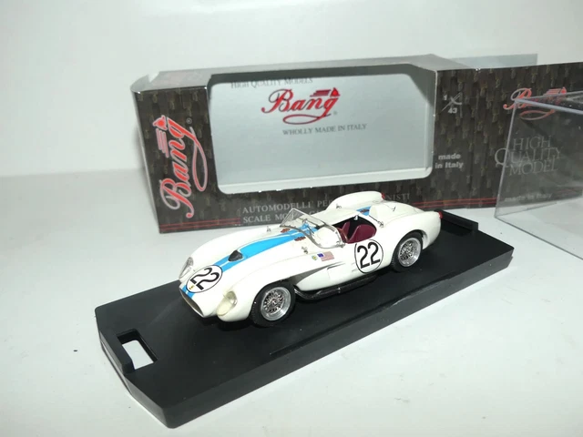 FERRARI 250 TR LE MANS # 22 White to 1/18 by LA MINI MINIERA 3307BS
