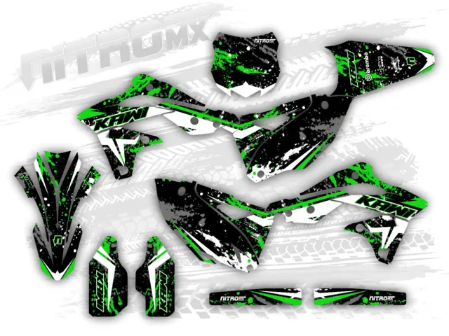 Graphics Kit fits Kawasaki KX 250F KXF 250 KX250F 2013 2014 2015 2016 Decals