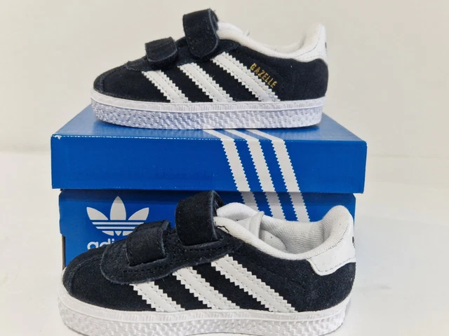 Adidas Gazelle Blue Trainers Infant Toddler Child, UK Size 3K