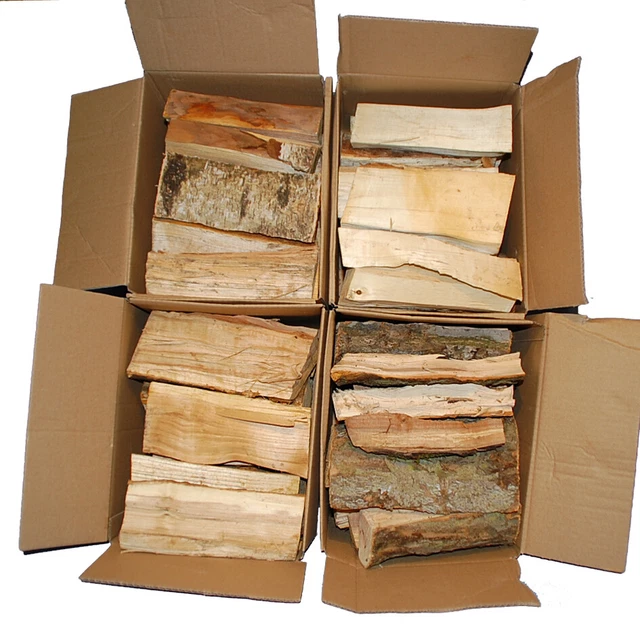 Starter-Set Smokerholz 4x je 4Kg  Ahorn Esche Birke Kastanie v Holzhof aus SH