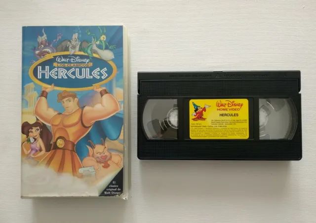 Hercules Los Clasicos Walt Disney - Vhs 1998 Cinta Tape Castellano Español
