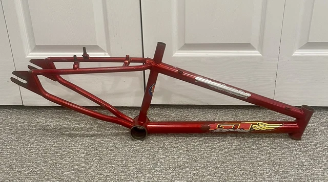 95 GT MACH One Candy Red BMX Mid School 20” Bike Frame Racing