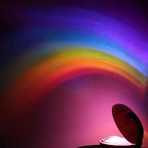 LED Regenbogenprojektor Regenbogenlampe  Regenbogen Projektor Leuchte Nachtlicht