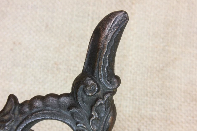 Coat Hook Clothes Tree Bath Robe Hanger Mirror Old 1900’s Rustic Copper Vintage 4