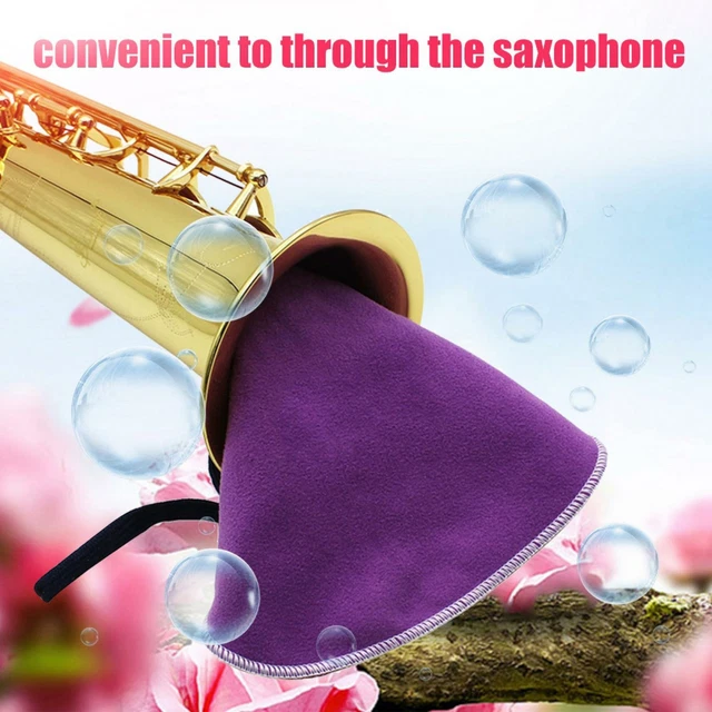SAX SAXOPHONE CLEANING Cloth Pull Through Swab Instrument