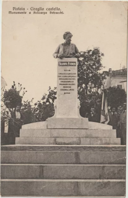 Cireglio Castello - Monumento A Policarpo Petrocchi - Comune Di Pistoia 1913