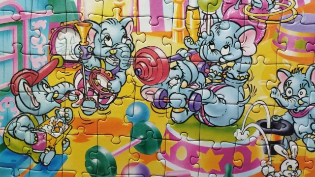 Ü EI Puzzle Maxi-Ei Zirkus Fantini 1998 original Zustand ungeklebt neuwertig 3