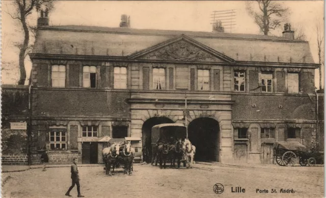 CPA Lille Feldpostkarte 1. WK Port St. André 1916   als deutsche Feldpost 2