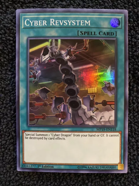 Yu-Gi-Oh! Cyber Revsystem MP19-EN118 Super Rare 1st Edition NM/M