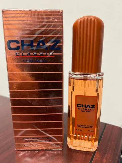 CHAZ CLASSIC FOR MEN 2.5 FL oz / 75 ML Cologne Spray New In Box