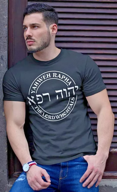 Yahweh Rapha, The Lord Who Heals - Hebrew Christian Jesus T-Shirt