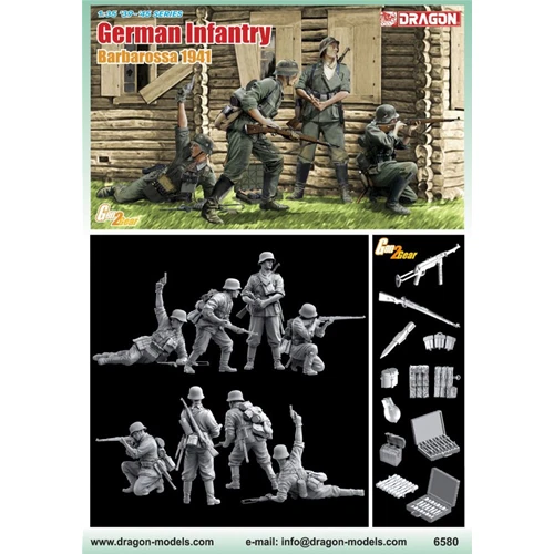 Dragon 1/35 Soviet Infantry Winter 1941 – Kit Maquette 6744 – Occasion