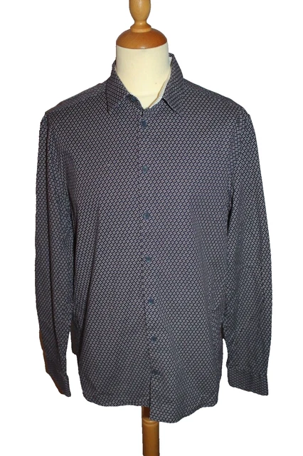 Chemise Homme Brice XL - Coton, Carreaux Rouge/bleu, Manches Longues, Occasion